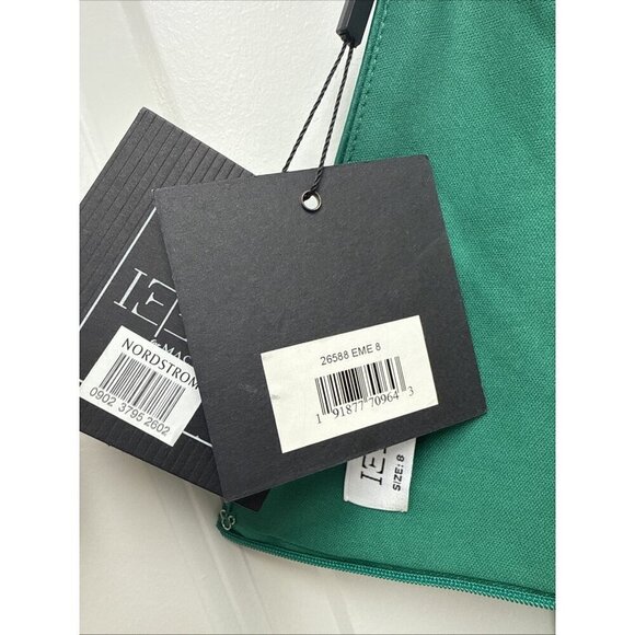 Mac Duggal Size 8 Green 26588 Satin One Shoulder Formal Evening Dress Gown Prom - Picture 11 of 11